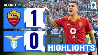 Roma  Lazio  10  Gli Highlights  Lega Serie A TIM 2023  24 [upl. by Joiner892]