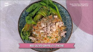 Riso al salto con pollo e zenzero  È sempre mezzogiorno  16012024 [upl. by Ykcaj]