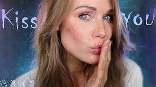 Closeup ASMR KISSES  Personal Attention amp Mouth Sounds  Positive Affirmation [upl. by Marten]