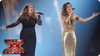 Sam Bailey sings And Im Telling You with Nicole Scherzinger  Live Week 10  The X Factor 2013 [upl. by Heloise]