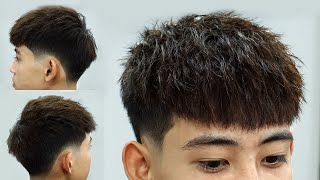 Hướng dẫn UỐN KIỂU TÓC LAYER CON SÂU  KHÔNG XEM QUÁ PHÍ  Cắt tóc nam đẹp 2020  Chính Barber Shop [upl. by Gautea]