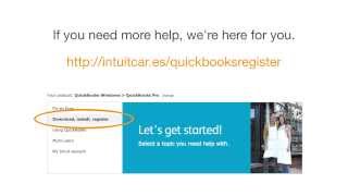 Registering QuickBooks on Windows [upl. by Nesilla]