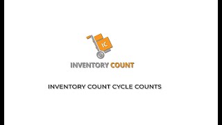 Inventory Count Cycle Counts [upl. by Ralyt]