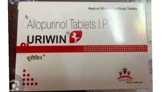 URIWIN Tablets Allopurinol Tablets IP [upl. by Gadmon814]