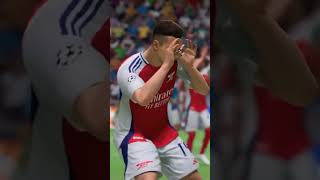 TROSSARDS DECISIVE STRIKE Arsenal Edge Inter Milan in UCL Thriller ucl shorts viral fc25 [upl. by Arodoet141]