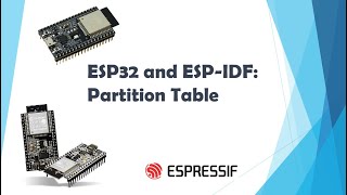 ESP32 and ESPIDF Partition table [upl. by Yeldoow]