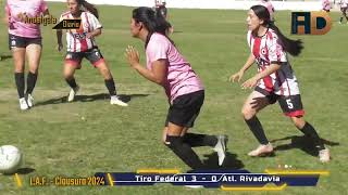 Tiro Federal vs Rivadavia  2024 LAF Clausura Div F [upl. by Nayhr898]