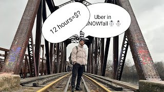 UBER DRIVER IN PETERBOROUGH l WINTER FALL IN CANADA  FLEMING COLLEGE [upl. by Horowitz]