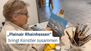 Pleinair Rheinhessen“ in Essenheim fordert Künstler heraus [upl. by Artemus]