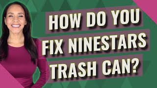 How do I troubleshoot and diagnose the issue with my Ninestars trash can [upl. by Mali]