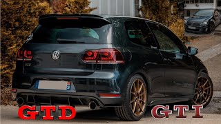 Golf 6 GTD Stage 2 Full Tube SeraitElle Aussi Rapide Quune GTI [upl. by Lenwood914]