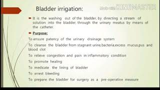 Bladder irrigation suprapubic catheter and Diversion [upl. by Nosa]