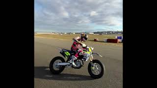 Supermoto drift and power slides in Chiva [upl. by Touber267]