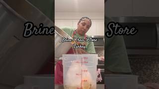 Brine Thaw Store 🦃🧑🏾‍🍳 chefmorghan morghanskitchen brine turkeybrine storeturkey [upl. by Otxilac]