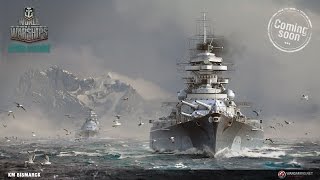 Bismarck  Schlachtschiff Tier 8 gameplay live from gamescom 2015 [upl. by Oiligriv]