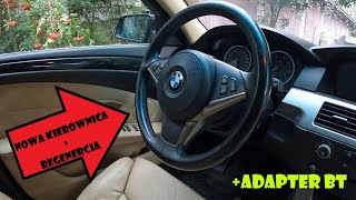 Zakładamy Kierownicę Sport  Adapter BT 😎 BMW E60 [upl. by Nicky]