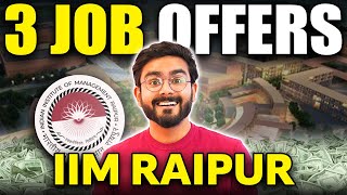 IIM Raipur REALITY from an Alum who cracked 3 jobs at IIM Raipur IIMRaipurOfficial [upl. by Enortna]