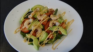 Салат из авокадо и креветокAvocado and shrimp salad [upl. by Alleuqcaj]