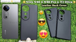 Vivo V40 amp V40 Pro amp T3 Ultra Premium Paper Silicon Back Cover  Vivo V40 amp V40 Pro [upl. by Publus]