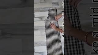 Old plazo reuseapron stitchingpart2 trendy diy with fabric [upl. by Yecac957]