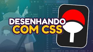 Símbolo do clã Uchiha com CSS e HTML  Speedcode CSS [upl. by Tearle]