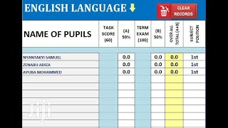 NEW EXCEL amp WORD REPORT CARD SYSTEM FOR TEACHERS [upl. by Nossyla]