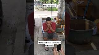 Dibalik layar ternyata ngondek😂🤣 funny lucu comedy [upl. by Cichocki]