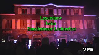 Emsdettener Lichterfest Teil 3 Die Lasershow am Abend [upl. by Romy]