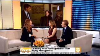 quotUnforgettablequot Star Poppy Montgomery Visits The Couch [upl. by Socrates]