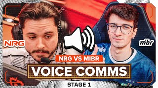 SHOWING THEM A YORU MASTERCLASS  NRG vs MIBR Voice Comms  VCT Americas Stage 1 [upl. by Boyse127]