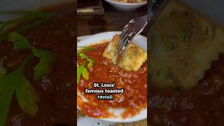 Famous St Louis TOASTED RAVIOLIS TRavs at Guido’s Family Owned Italian Restaurant [upl. by Sivat]