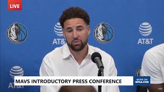 Klay Thompson speaks on leaving the Warriors and signing with the Mavs [upl. by Shandeigh]