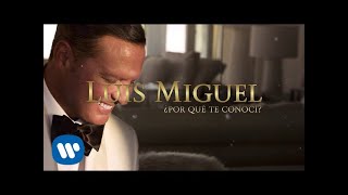 Luis Miguel  ¿Por Qué Te Conocí Lyric Video [upl. by Godred]