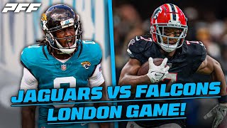 Jaguars vs Falcons Week 4 NFL Preview  PFF [upl. by Doble]