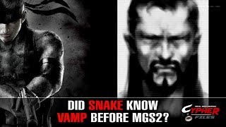 Did Snake Know Vamp BEFORE MGS2  Metal Gear ENIGMAS [upl. by Knowlton291]