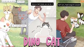 Dino Cat cat animation anime [upl. by Scutt]