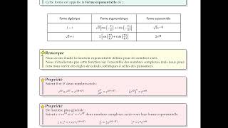 Forme exponentielle des nombres complexes [upl. by Ehsrop]