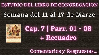 ESTUDIO DE LIBRO DE CONGREGACIÓN ✅ SEMANA DEL 11 AL 17 DE MARZO [upl. by Atinehc504]