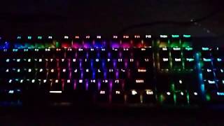 TECWARE Phantom RGB Mechanical Keyboard Lighting and Sound [upl. by Abramo256]