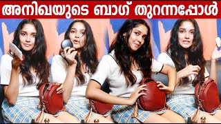 quotWHATS IN MY BAGquot with ANIKHA SURENDRAN  GINGER MEDIA [upl. by Biagi]