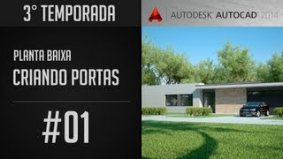 AutoCAD 2014  Criando Portas [upl. by Aciemaj]