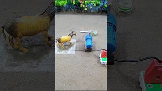 Mini tractor project mini motor water pump making horse bathed  317 [upl. by Sankaran]