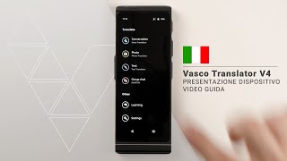 Vasco Translator V4  Presentazione del dispositivo [upl. by Huesman387]