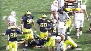 2000 Michigan 13 Wisconsin 10 PART 1 [upl. by Boswall]