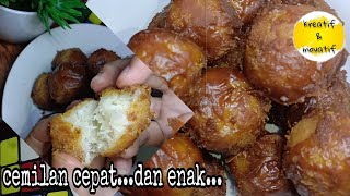 Resep gemblong gula merah praktis dan enakolahan tepung ketangetas enak [upl. by Holland]