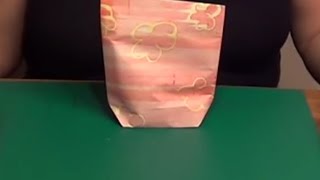 So einfach geht ein papier sack tüte tutorial [upl. by Aldarcy]