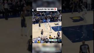 Siakam wins it for the pacers against Boston [upl. by Adorne]