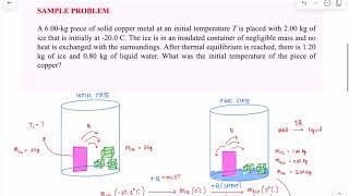 Calorimetry with Phase Change [upl. by Ecnal]