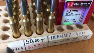 My 3 Reloads 65X55 Swedish for Long Range Shooting [upl. by Ennoval]