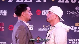 DANNY GARCIA VS BRANDON RIOS  OFFICIAL FACE OFF VIDEO  LOS ANGELES CA [upl. by Domenico]